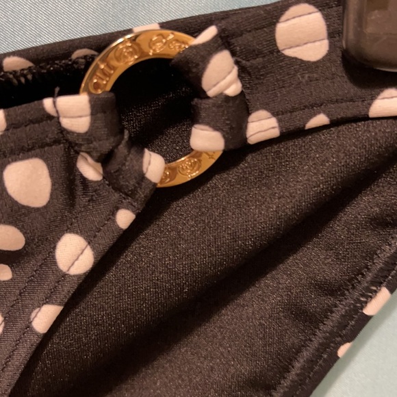 NWOT SMART & SEXY POLKA DOT BIKINI BOTTOM SZ MED - Picture 3 of 7